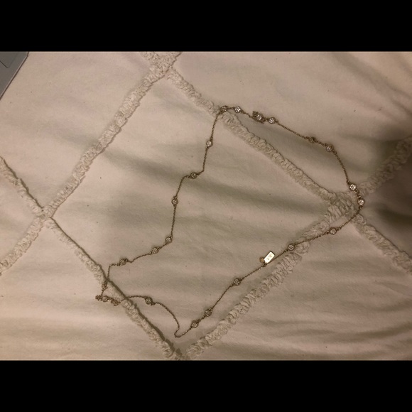 Kate spade diamond and gold necklace - Picture 2 of 5